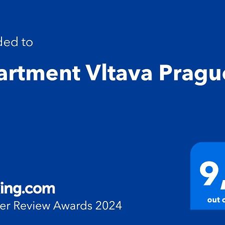 Apartment Vltava Prag Exteriör bild