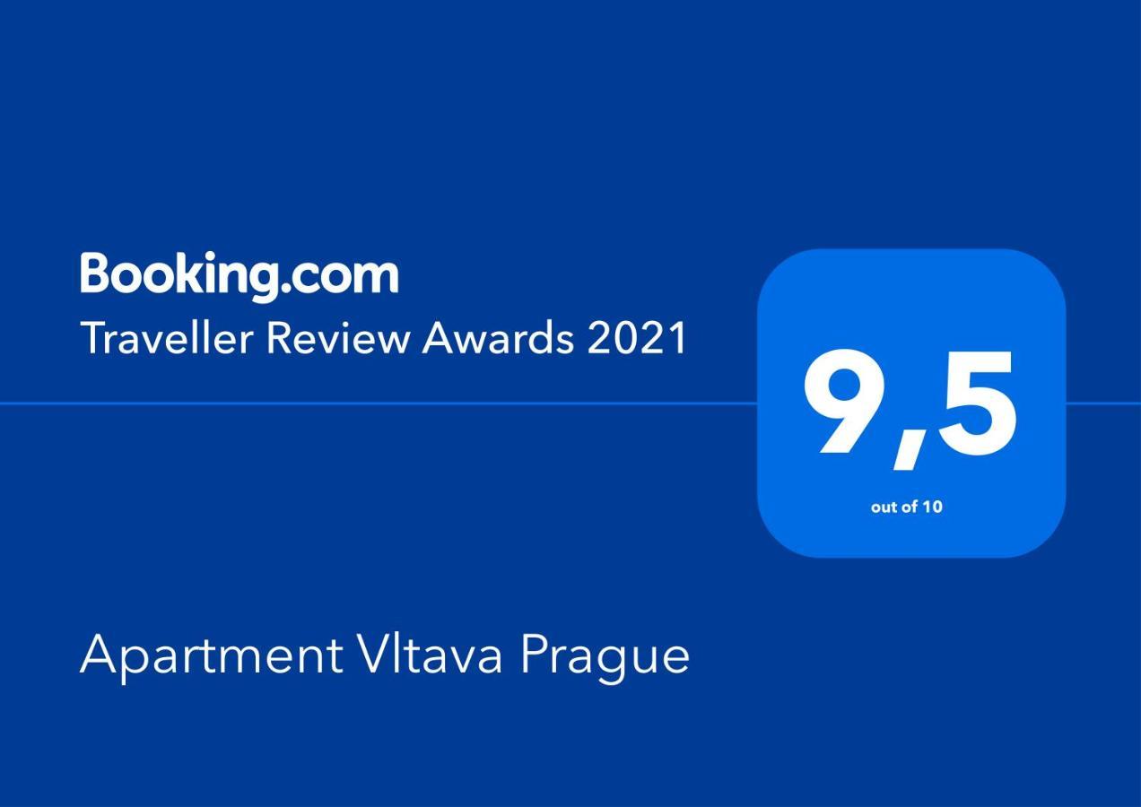 Apartment Vltava Prag Exteriör bild