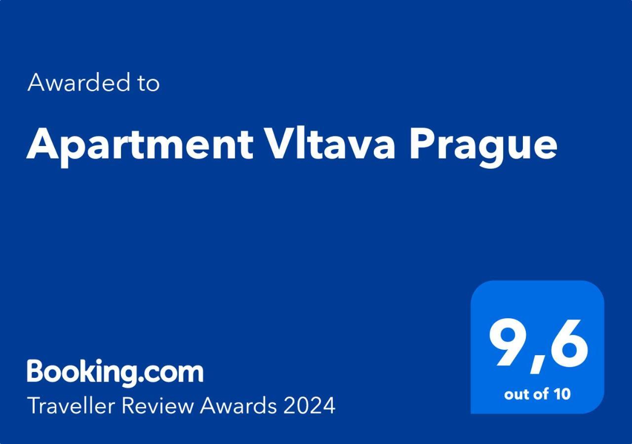 Apartment Vltava Prag Exteriör bild